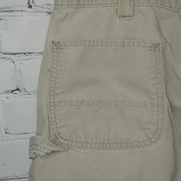 Carhartt Men's Loose Fit Canvas Utility Work Pant B151 Tan Size 42x30 RN 14806 - Picture 12 of 16